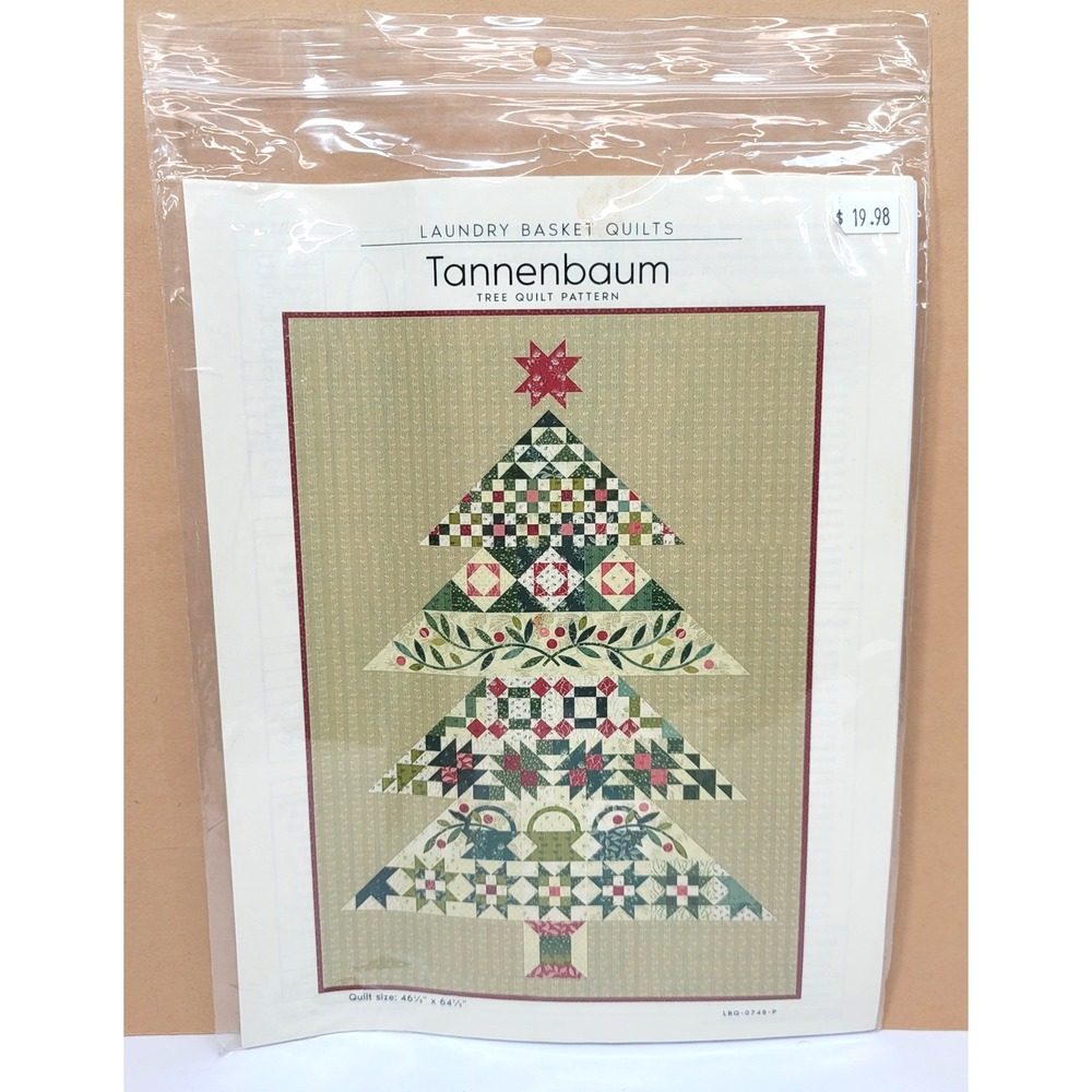Laundry Basket Quilts Tannenbaum Tree Quilt Pattern Edyta Sitar LBQ-0745-P